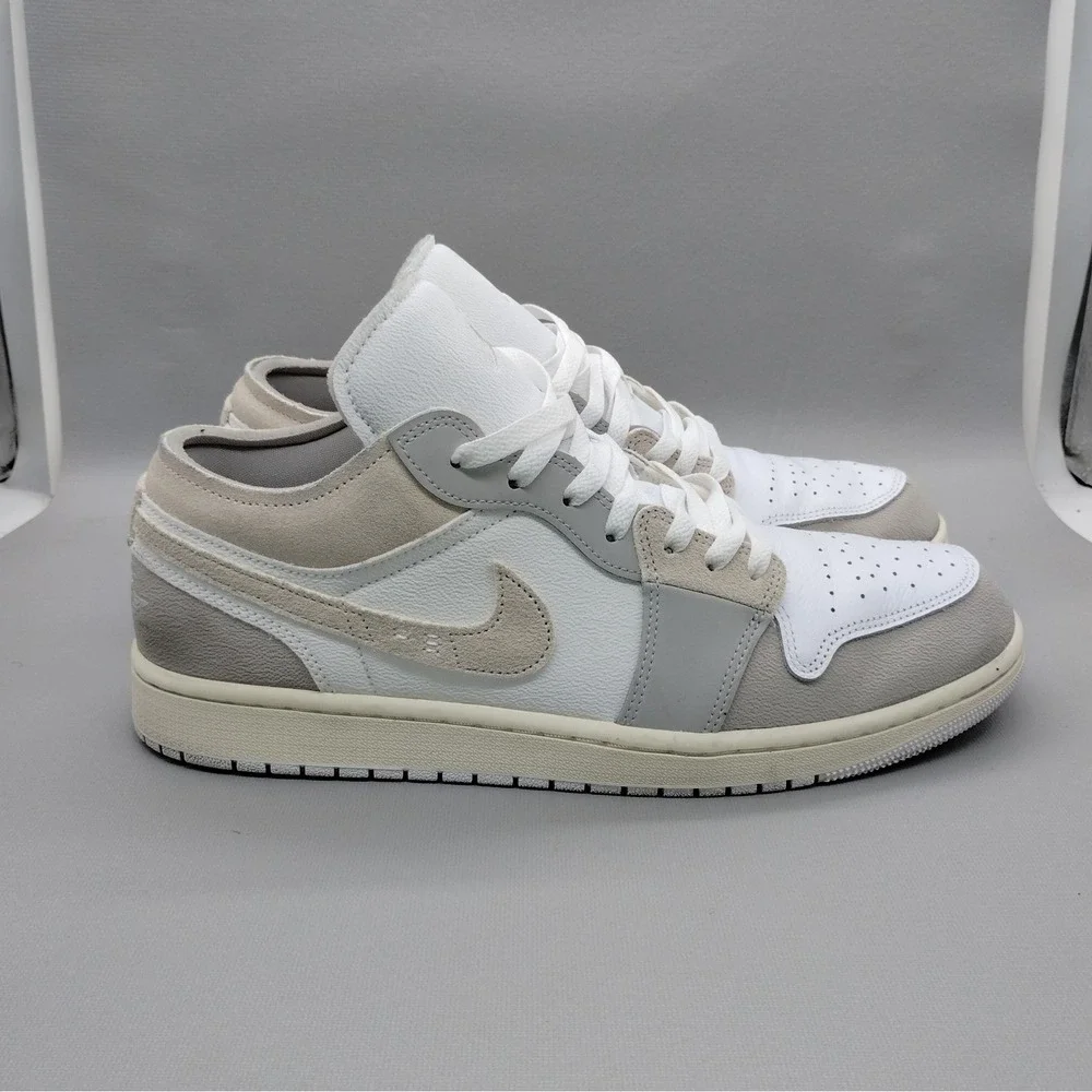 Jordan 1 Low SE Craft‎ Inside Out Tech Grey Mens 11.5 Athleisure Casual Shoes